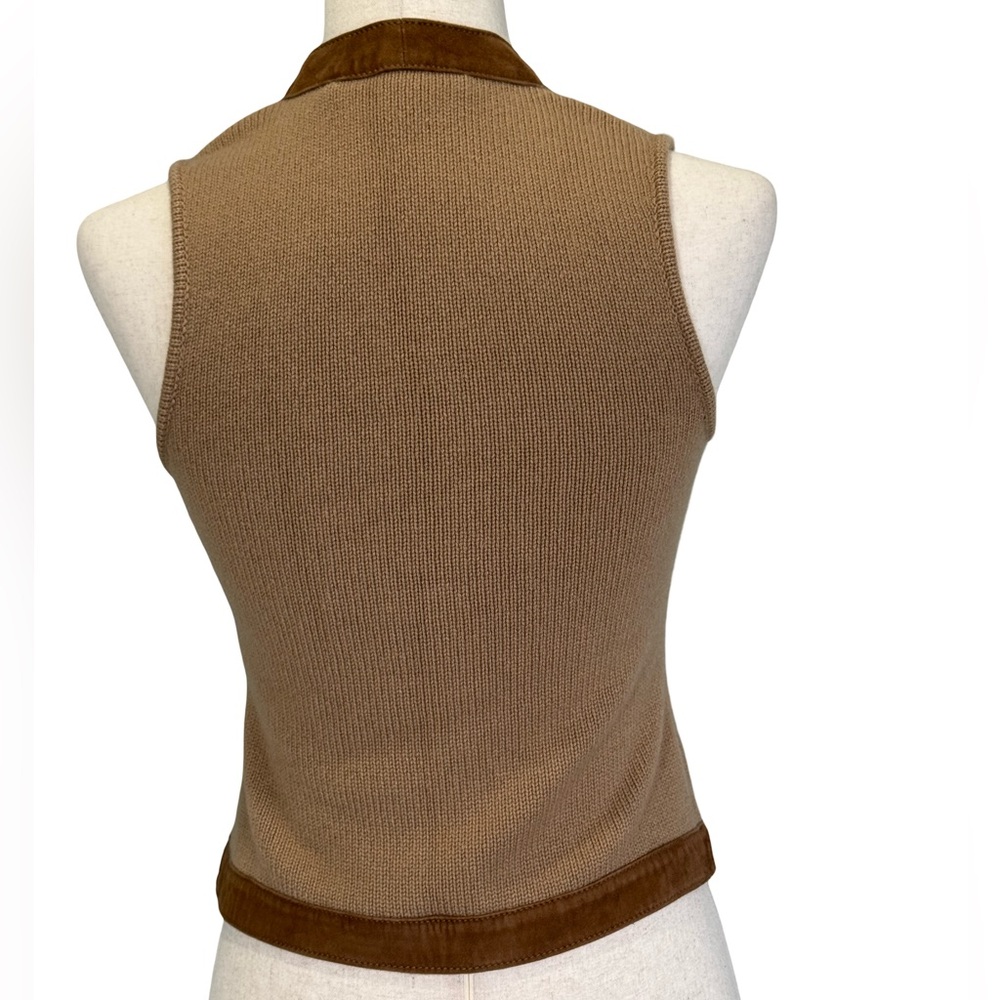 Ralph Lauren Purple Label-Cashmere Brown Suede old money, equestrian size small - Picture 5 of 17